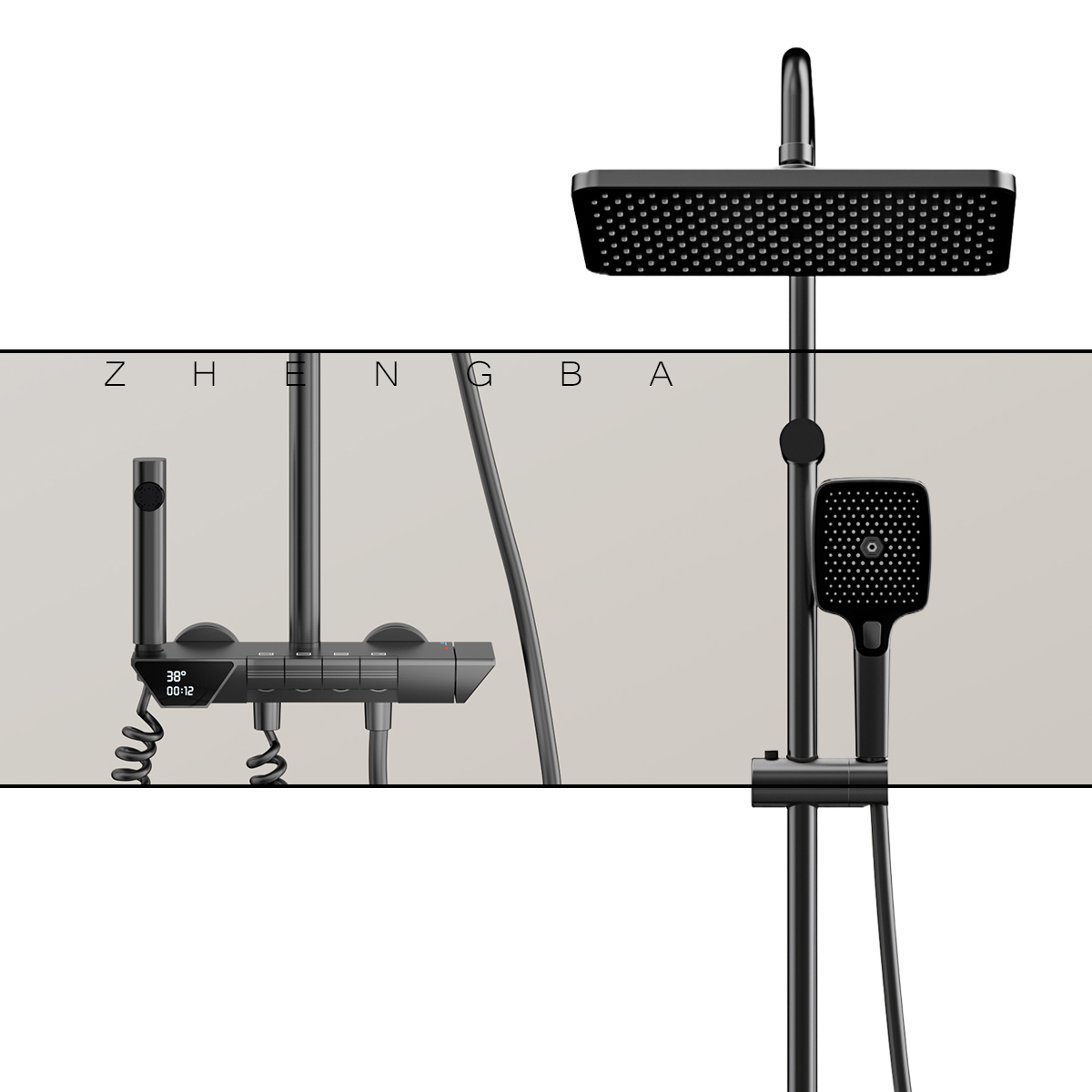 4032 Bathroom Shower Set with Digital control