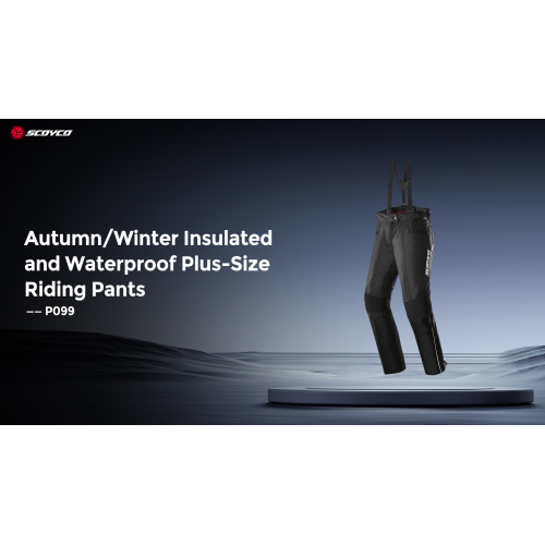 Outono no inverno isolado e impermeável calça de tamanho grande - p099