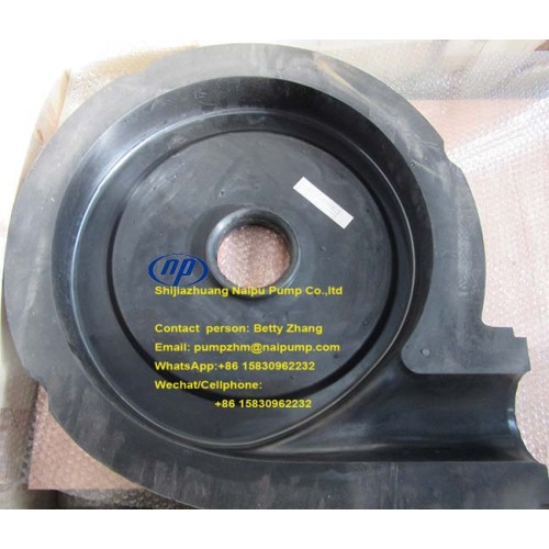 Rubber slurry pump parts