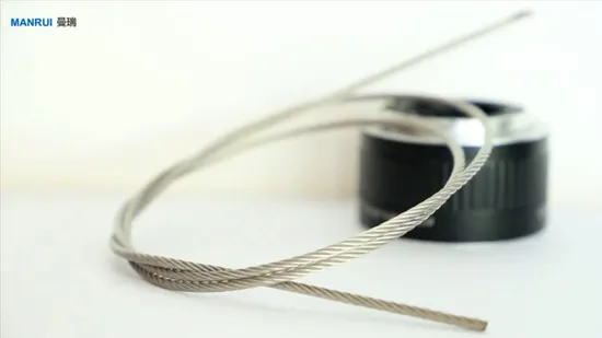 Güvenlik için PVC kaplamalı yüksek görünürlüklü paslanmaz çelik tel halat11