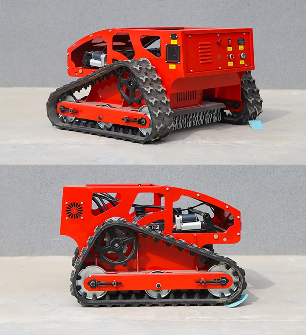 Gasoline Engine Crawler Remote Control Lawn Mower6