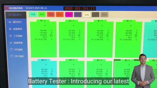 120V60A01CH Portable Battery Charging and Discharging Aging Tester with ISO9001/45001/140011