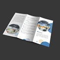 Custom Cheap Printing A5 A6 A7 B5 B6 Mini Leaflet Brochures Catalog Instruction Booklet Digital Flyers Folded Leaflet Flyer1