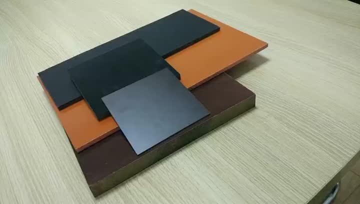 Bakelitplatte Orange Schwarzbraunes Pertinax -Blatt HP2061