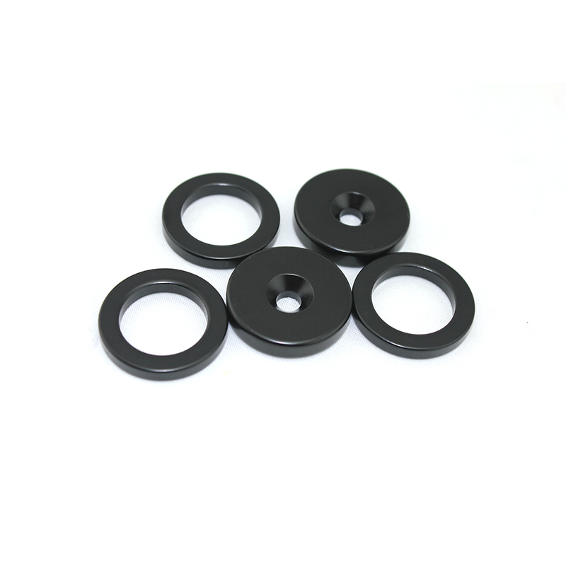 Plating Gray Epoxy Neodymium ring magnet