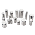 Stainless Steel Dowel Pin Wall Fixing for Glass Table1