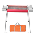 Portable Folding Stainless Steel Barbecue Grill for Camping and Home Use1