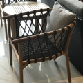En kaliteli moda modern ev mobilya restoranı ahşap yemek sandalyesi1