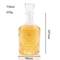 Whosale Premium Lead Free Unique Wholesale Whiskey Decanter Luxury Empty Fruit Wine Glass Bottle1