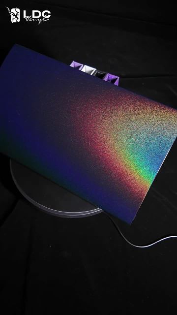 Glossy Laser Black Car wrap