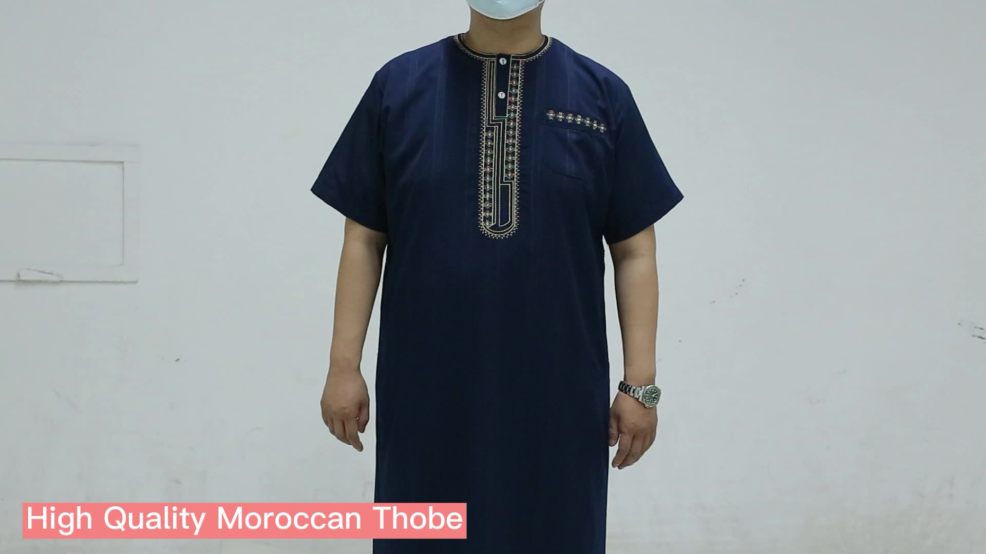 Abbigliamento islamico Abaya Thawb per uomini abiti musulmani all&#39;ingrosso thobe islamico jubba qamis1