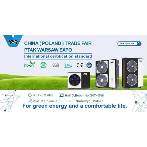 We are delighted to announce that our heat pump manufacturer will attend the upcoming exhibition in Poland from May 31 to June 2!  