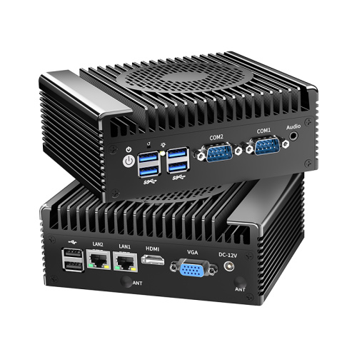 OEM Fanless Industrial Mini PC 2 Porta Lan Intel 12ª geração 1 * DDR4 4 * USB 2 * COM (CX-12th-2C-2L)