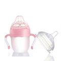 BPA-Free Explosion-Proof Anti-Scalding Newborn Wide Neck Silicone Baby Bottle1
