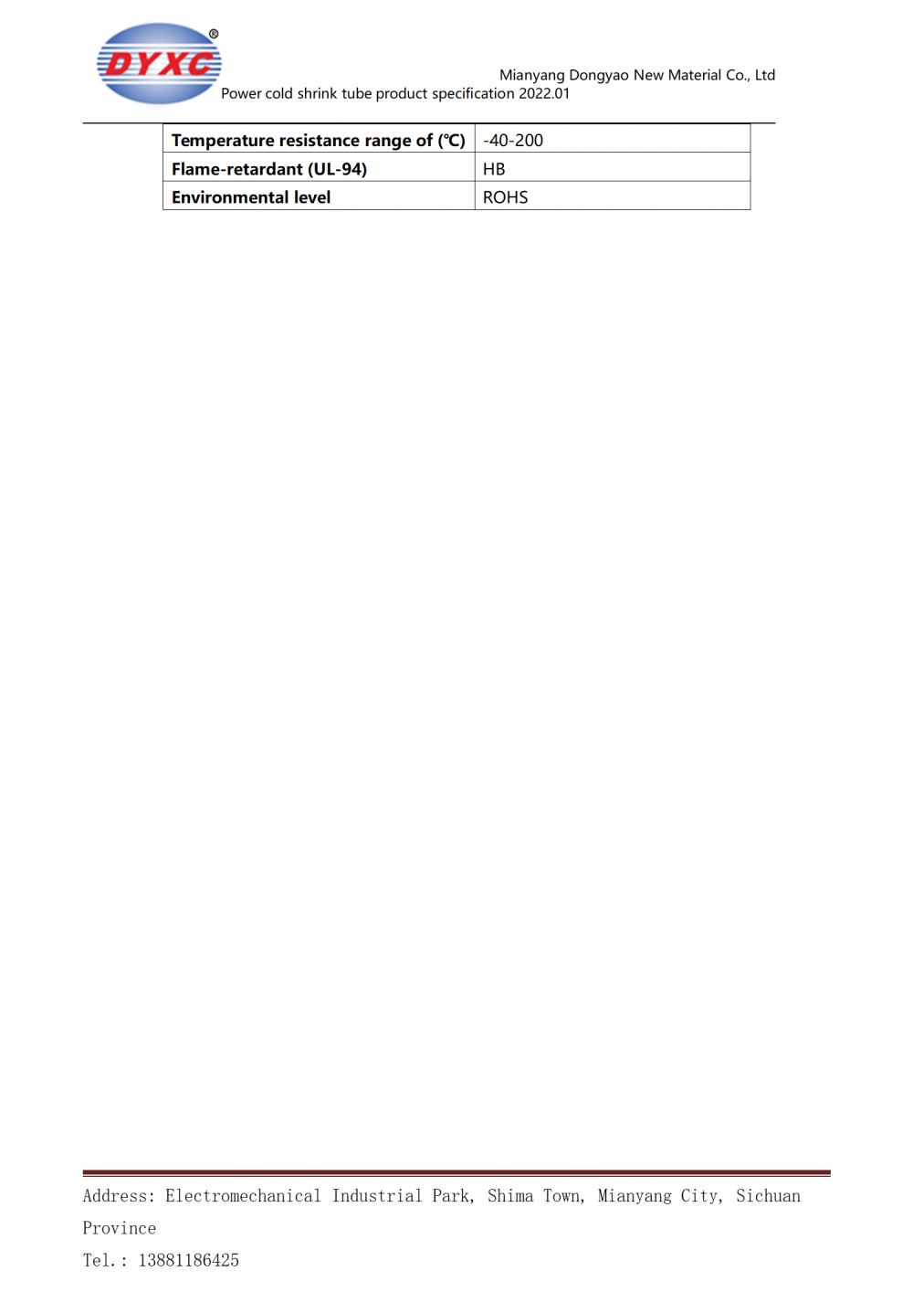 Cold Shrink Tubing Instructions