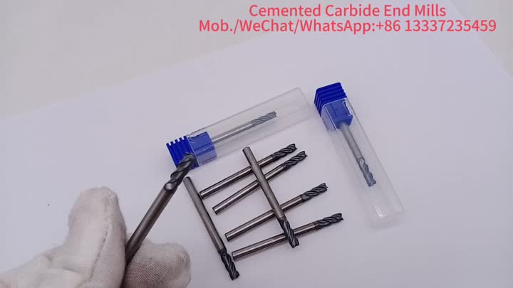 Moinhos de extremidade de carboneto cimentado