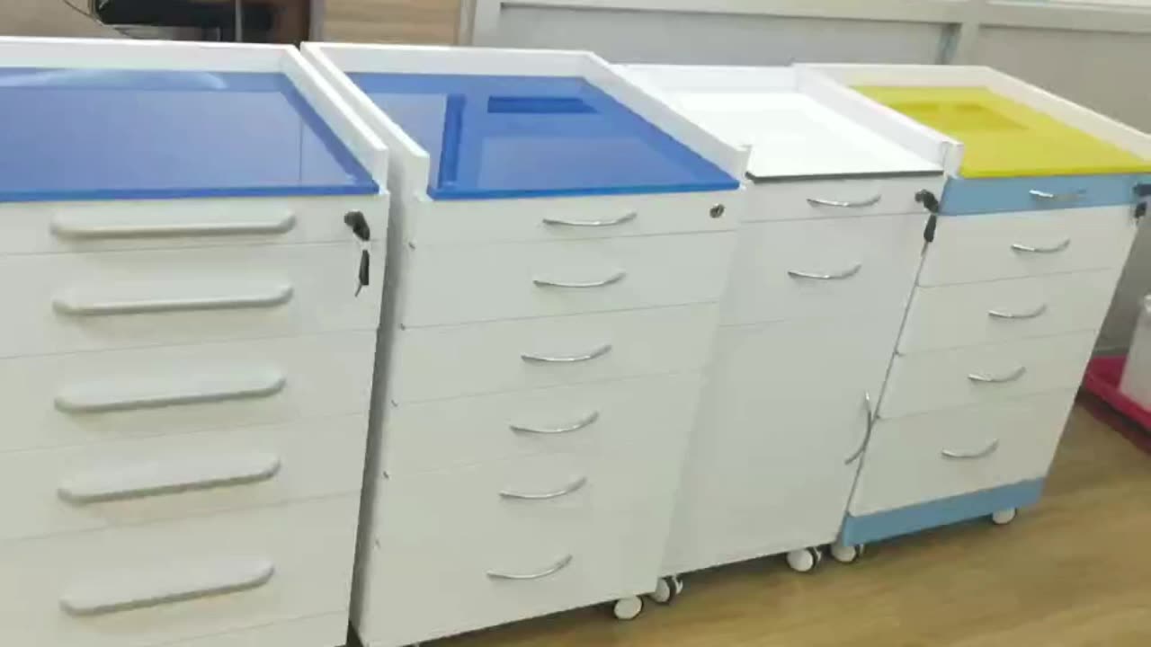 Mobile Dental Cabinet Medical Drawers Cabinet Clinic Cabinet1