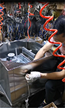 Assembling noodle cooker cable