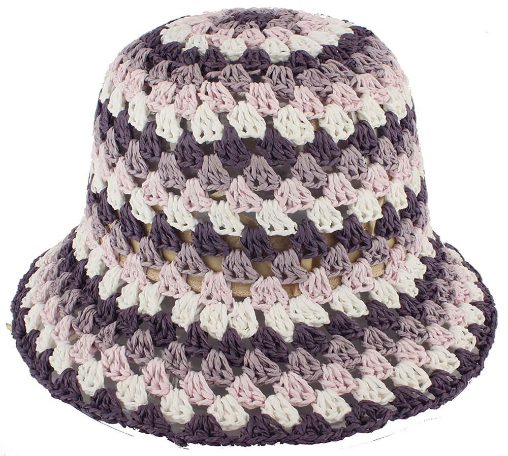 Crochet Straw Hat