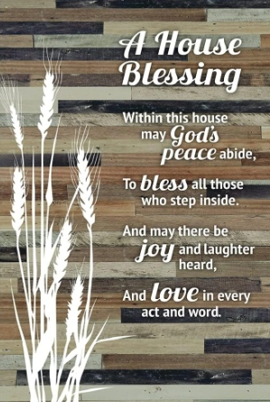 House Blessing Rustic Wood Plaque New Release, vilket leder det nya mode för heminredning