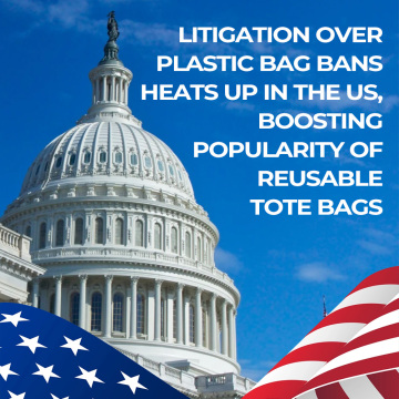 Litigation Over Plastic Bag Bans Heats Up in the US, Boosting Popularity of Reusable Tote Bags