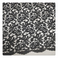 OEM bon prix dernier africain Guipure Lace Fabric Guipure Cordon de dentelle Black Chemical broderie Fabric1