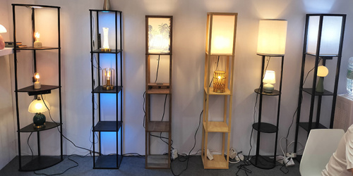 Shelf Floor Lamps Shine at 2025 Guangzhou Lighting Expo