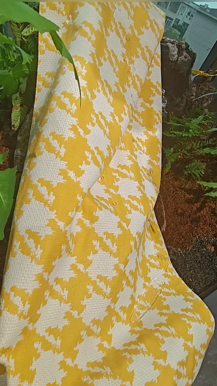 Tissu d'ameublement en tissu floral extérieur résistant à l'eau