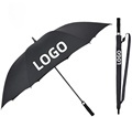 Wholesale Cheap Large Size Promotional Black Umbrellas with Custom Logo Print for Outdoor Use1