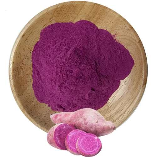 Delicious and healthy food - sweet purple potato powder