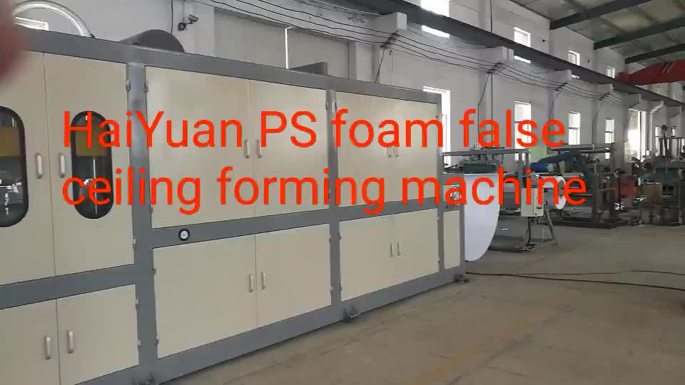 PS  foam thermocol  false ceiling  / plate  / lunch box / tray making machine1