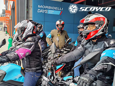 SCOYCO exhibe equipos profesionales en los días inaugurales globales de Morbidelli