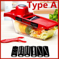 Vegetable Fruit Cutter with Steel Blade Mandoline Slicer Potato Peeler Carrot Cheese Grater vegetable slicer Kitchen Accessories