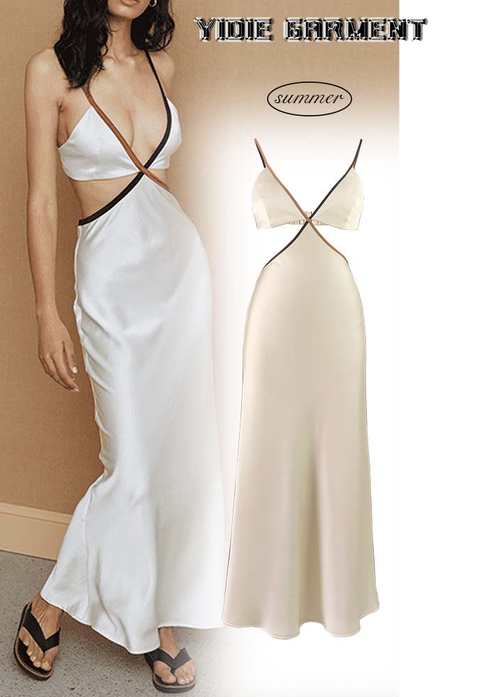 Ladies Midi Dress White