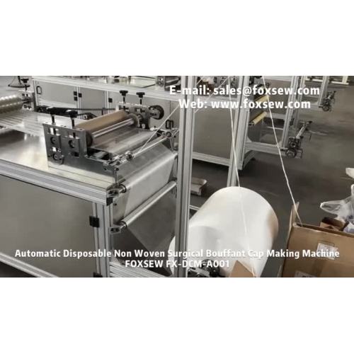 Automatic Non-Woven Disposable Bouffant Cap Making Machine