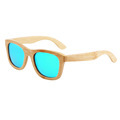Eco-Friendly Handmade Bamboo Polarized Sunglasses - Retro Classic Square Frames 20211