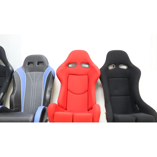 PVC Carbon Look With Single Slider And Single Adjustor For Automobile Car Use Luxury Sports Racing Car Seat1