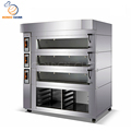 Professional Commercial Electric Pizza Oven with 3 Decks and 9 Trays for Bakery1