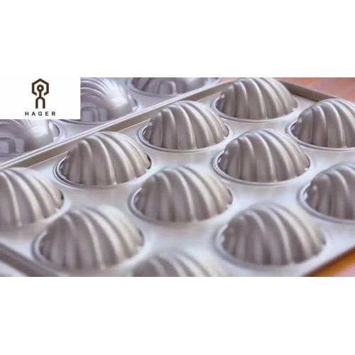 12 cups shell shape madelline cake pan