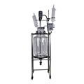 10L Double Layer Glass Reactor Jacketed Reactor1