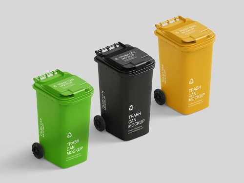 Plástico para la basura en la vida diaria