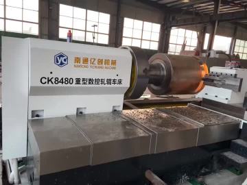 CK8480 CNC roll turning lathe