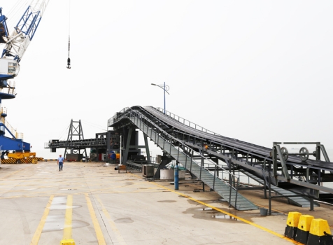 Shenzhen လေဆိပ် Pier Belt Conveyor