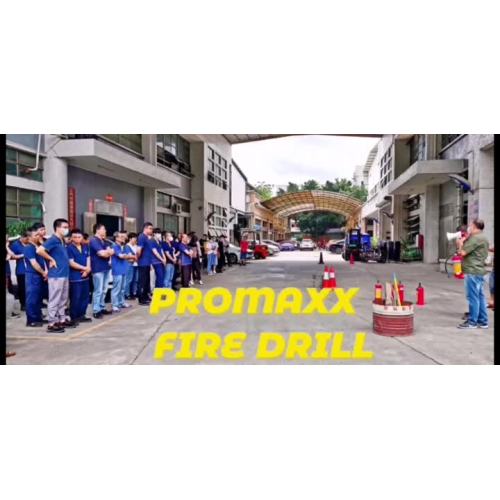 Exercice d'incendie de Promaxx