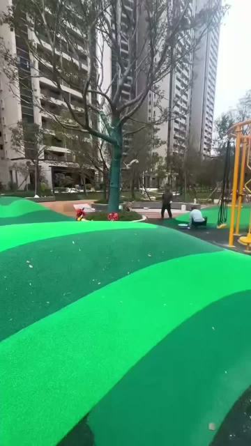 EPDM rubber granule amusement park