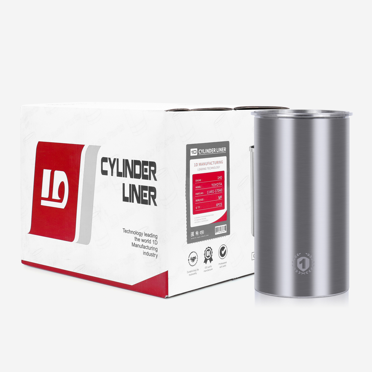 1D-cylinder liner