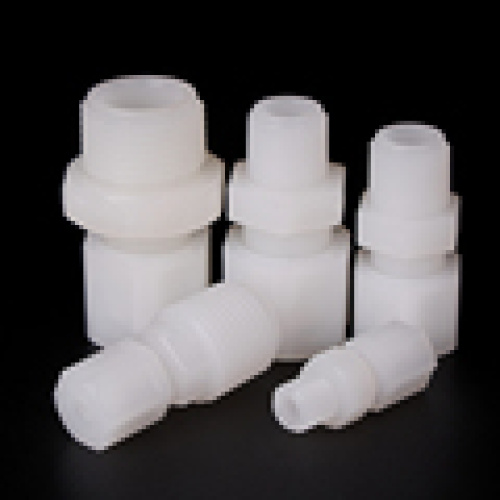 Sambungan Berulir Kelengkapan Pipa PVDF Serikat Sambungan Plastik Konektor Pria Langsung Gigi Eksternal1