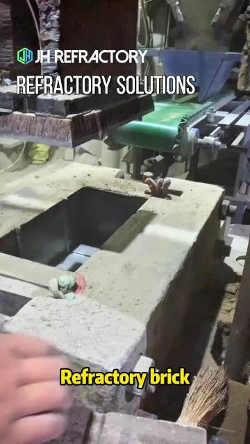 Refractory brick production