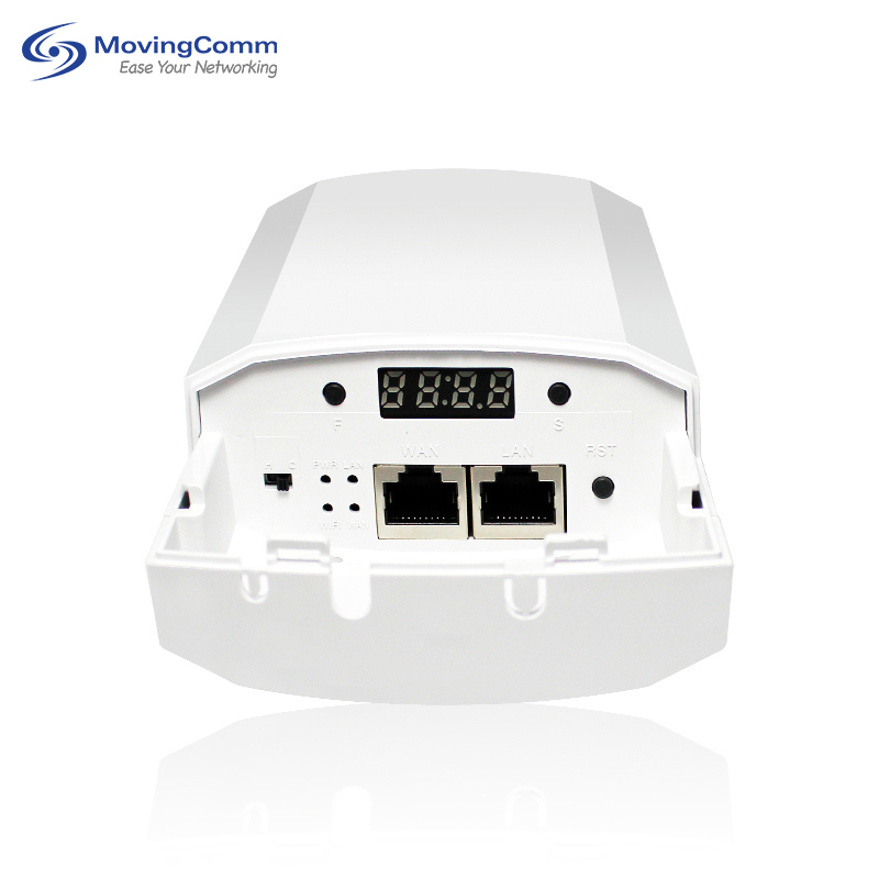 5 км трансмисия PTP дълъг звън двойна лента 1200Mbps 14dbi антена 48V POE Outdoor CPE Wifi Wifi Point Point Network Bridge1