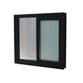 Ventana de doble acristalamiento de marco de aluminio con ventana deslizante de red de mosquitos1